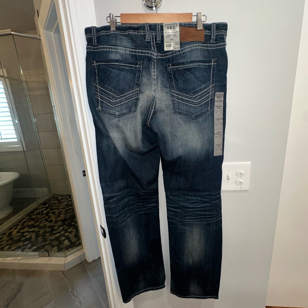 BKE Dark Wash Relaxed Fit Jeans NWT